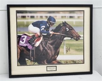Favorite Trick Signed By Pat Day 1997 Breeders Cup Framed Matted