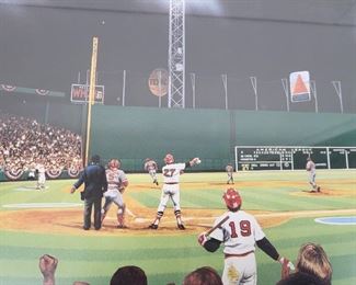 Fenway Park Numbered Signed Framed Print