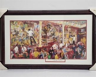 Hand Signed Mcrorys Bar Serigraph By LeRoy Neiman Appraised At $790