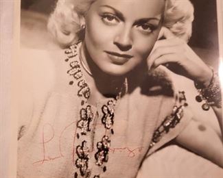Lana Turner Signed Photo