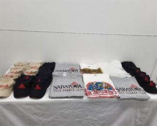 Large Lot Of Saratoga Racetrack Apparel