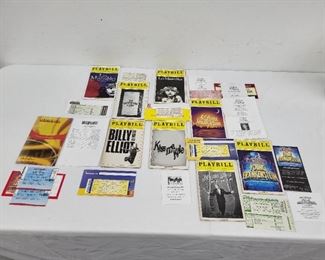Lot Of Theater Playbills