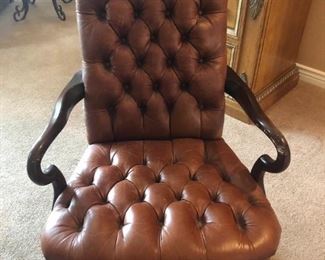 Cheyenne Saddle Leather Desk Chair