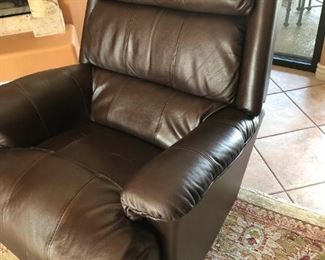 La Z Boy Rocking Leather Recliner