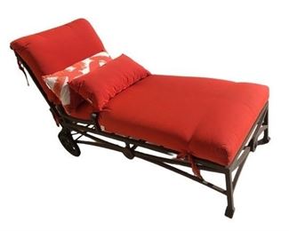 $410 Kreiss chaise wrought iron