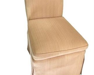 $300 Gary Monselle Upholstered Powder Chair