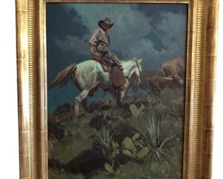 $11340  Bill Anton, One Last Look, 17x23