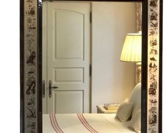 $765 Vintage Chinoiserie Mirror 36x46x1.5