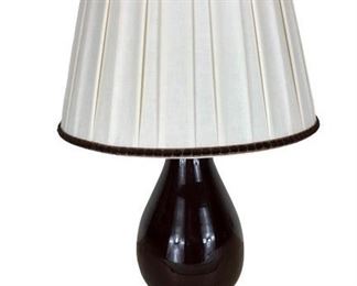 $2228 Christopher Spitzmiller, Louisa Lamp in Amber Chocolate 9*9*16.25