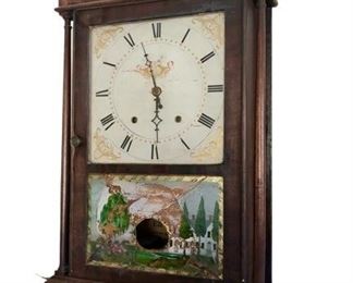 $1200 Rare Eli Terry Pillar & Scroll Clock