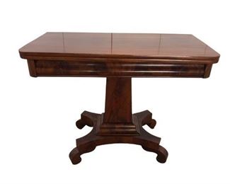 $765 Antique French Burlwood Sidetable