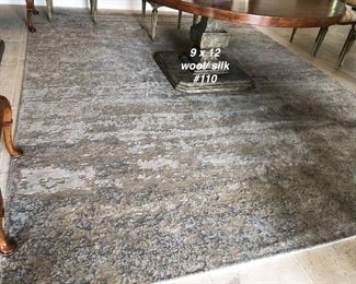 $3500, Mansour sourced wool and silk modern abstract