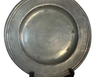 $120,  1708 charger pewter