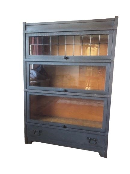 $1260 Style of Glebe Wernicke Mission Style Barristers Bookcase
