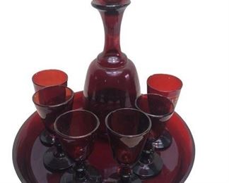 $180 red glass apperitif 