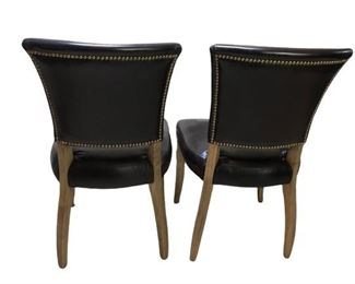 $880 Four Hands Nail Pin Chair Pair