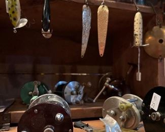 antique fishing - some new/never used stock