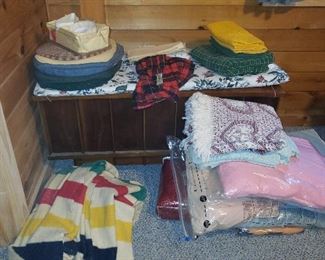 Blankets & cedar chest