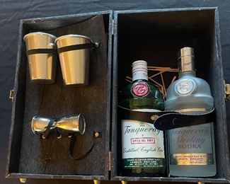 Traveling Bar (Liquor bottles are empty)