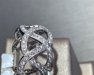 DIA 1.17 
Size 6.5
14K White Gold 