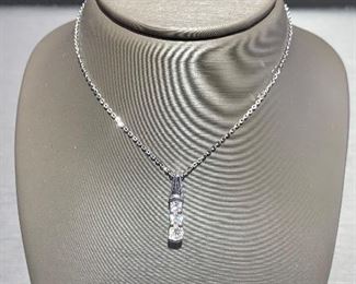 Diamond 
14K white gold