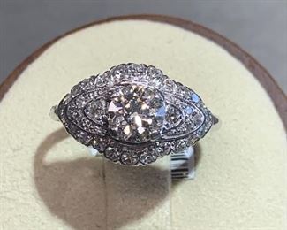 1.5 TCW Diamond 
14k white gold 