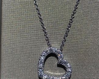 14K WHITE Gold
Diamond 0.36CTW
HEART
18" CHAIN ROLO