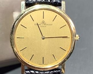 BAUME & MERCIER WATCH 
14K Gold 
