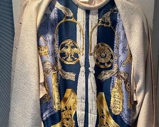 Hermes 2pc Silk and Wool Sweater Set