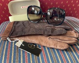 Men's Fendi Gloves and Marni Sunglasses