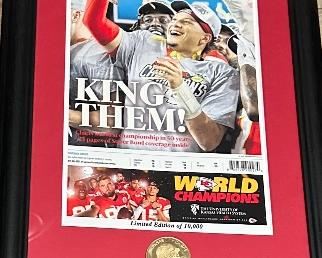 Official Chiefs memorabilia 