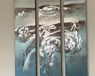 3 panel painting
