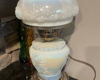 Charming iridescent lamp