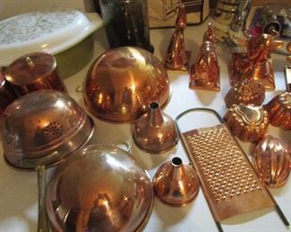 Copper kitchen ware