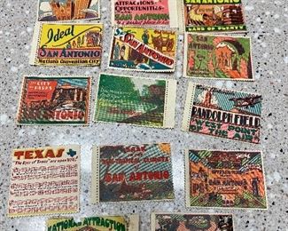 1939 San Antonio poster stamps