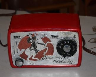 vintage Hopalong Cassidy radio