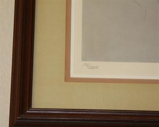 Norman Rockwell "JFK" Lithograph 1960 numbered 174/2500