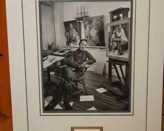 Norman Rockwell signed/autograph with picture