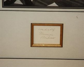 Norman Rockwell signed/autograph with picture