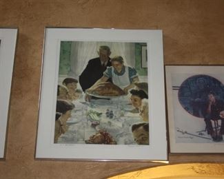 Norman Rockwell "Freedom of Want" AP (Artist Proof) XV/XXXV