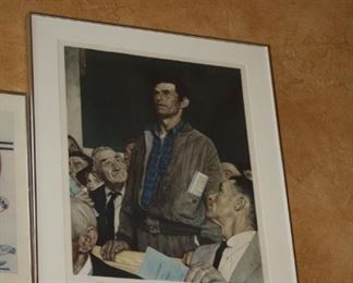 Norman Rockwell Lithograph