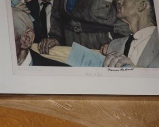 Norman Rockwell Lithograph