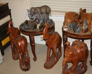 Wooden Elephants