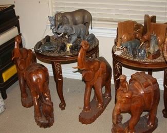 Wooden Elephants
