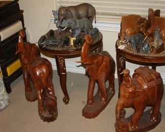 Wooden Elephants