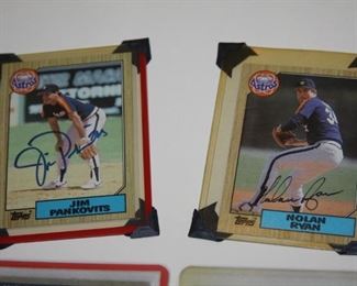 Nolan Ryan autographed baseball card