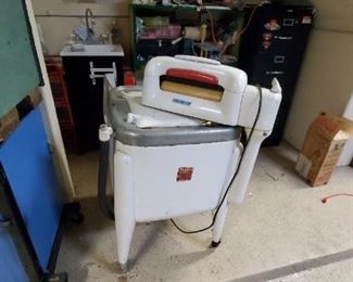 antique Maytag washer