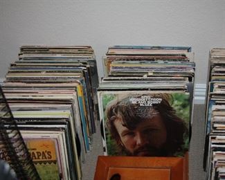 huge collection of Vinyl LP records, CD's, DVD's, VHS tapes and more