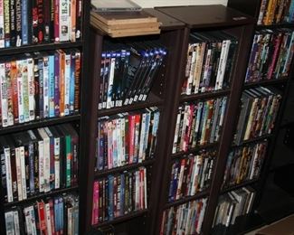 huge collection of Vinyl LP records, CD's, DVD's, VHS tapes and more