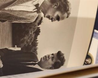 Norman Rockwell "JFK" lithograph with book and COA